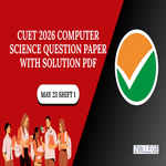 CUET 2026 Computer Science Question Paper May 23 Shift 1 with Solution PDF